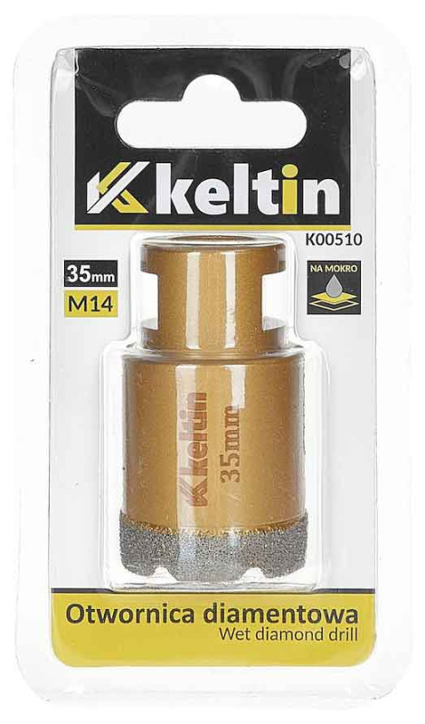 Vrták diamantový korunkový, závit M14 do uhlovej brúsky priemer 35 mm, GEKO 2