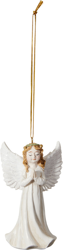 Dekorácia Anjel, 10 cm, mix dizajnov, 65x40x100 mm, 80g