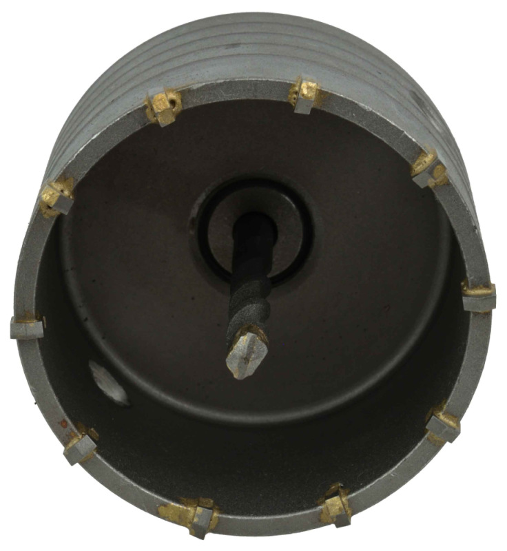 Korunka vykružovacia SK, 80 mm, závit M22 s adaptérom SDS plus, GEKO 3