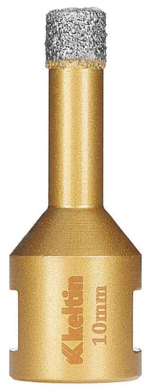 Vrták diamantový korunkový, závit M14 do uhlovej brúsky priemer 10 mm, GEKO