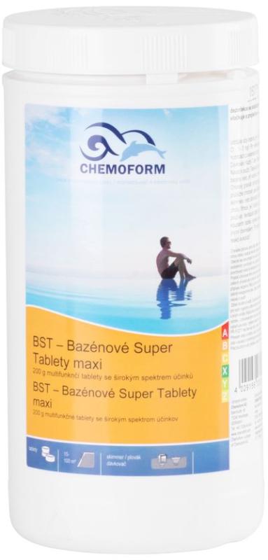 Tablety Chemoform 7601, 200 g, multifunkčné, pomalorozpustné, bal. 1 kg