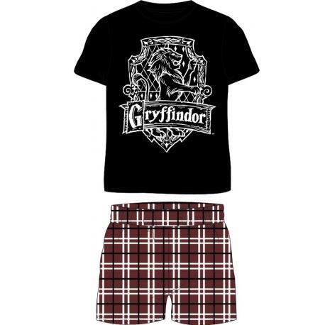 E plus M Pánske bavlnené pyžamo HARRY POTTER Black, veľ. M