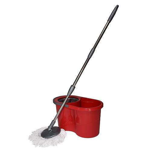 Mop Konex 14333, Quantum 16l, rotačný, teleskopický, červená/modrá (náhrada 253677)