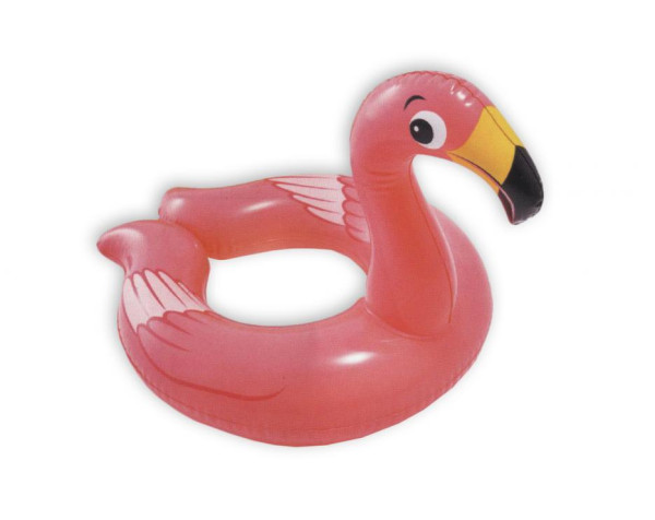 Nafukovací kruh zvieratko Intex 59220 plameniak 77x55cm