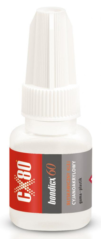 BONDIX 06 - sekundové lepidlo na plasty a gumu 20 g