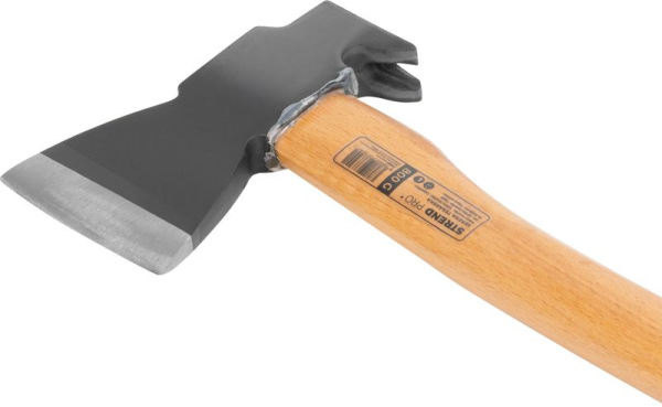Sekera Strend Pro AX301 800 g, A618, tesárska, pokrývačská, drevená násada 370 mm 1