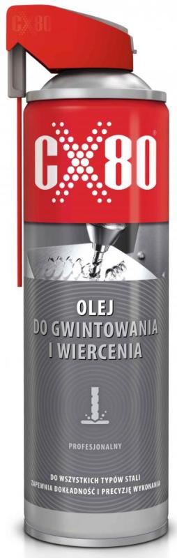 Olej na vŕtanie a rezanie závitov duo spray 500ml, CX-80