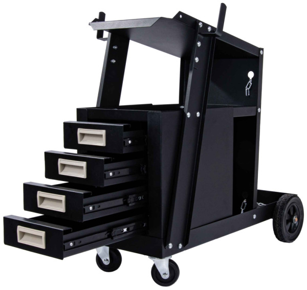 Mobilný vozík pre zváračov, 4 zásuvky, GEKO 14