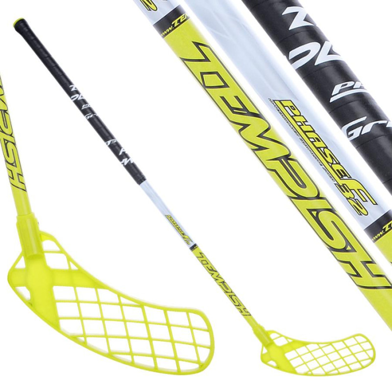 Tempish PHASE F32 NB green junior florbalová hokejka, 80cm pravá