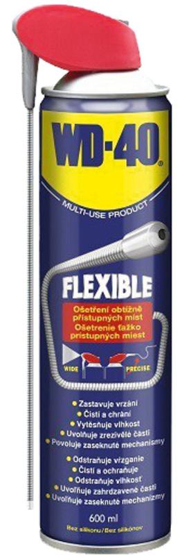 Sprej WD-40® Flexible 600 ml, flexibilná trubička
