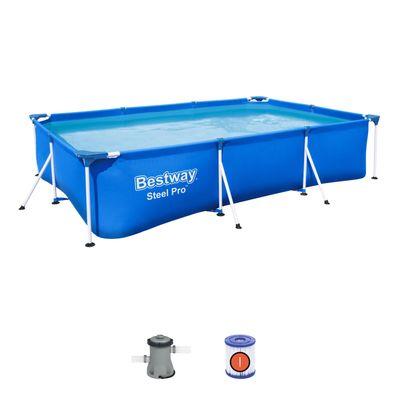 Bazén Bestway® Steel Pro™, 56411, kartušová filtrácia, 300x201x66 cm