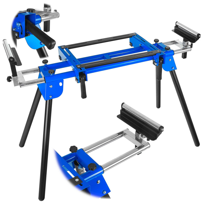 Stôl na pokosovú pílu šírka 100-165 cm, výška 81-91 cm, nosnosť 200 kg, GEKO
