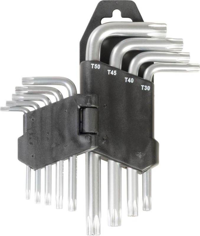 Sada kľúčov Strend Pro HK0042, 9 dielna, T10-T50, Torx, zástrčná 1