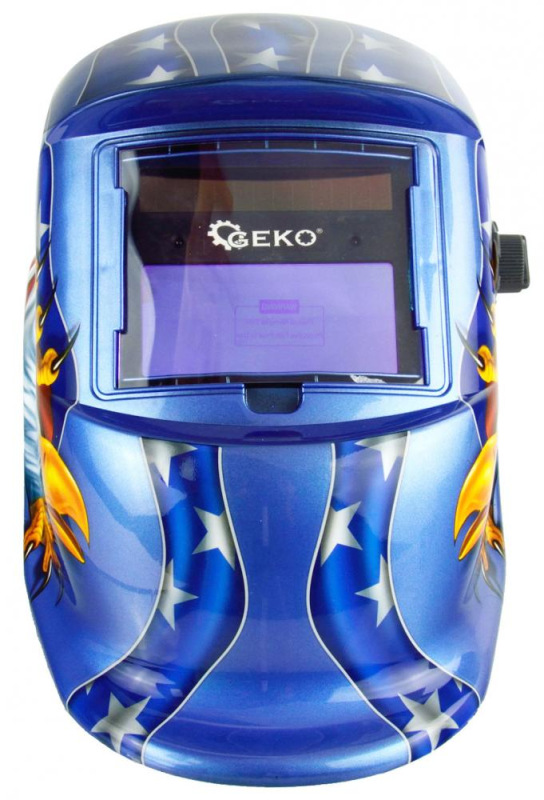 Kukla zváračska samostmievacia s nálepkou orla, zorník 92 x 36 mm, GEKO 5