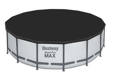 Bazén Bestway® Steel Pro MAX, 5612Z, kartušová filtrácia, rebrík, plachta, 488x122 cm