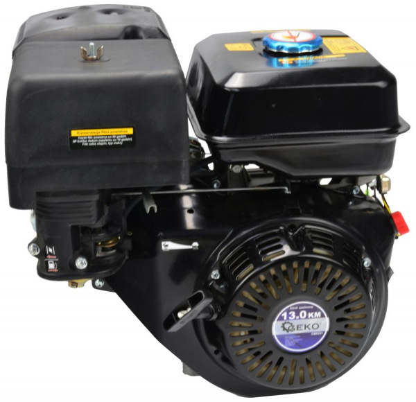 Benzínový štvortaktný spaľovací motor, objem 398 cm3, výkon 9,56 kW, hriadeľ 25 mm, GEKO 6