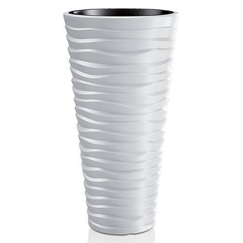 Kvetináč SAND Slim 400, 390x750 mm, šedá, vložka