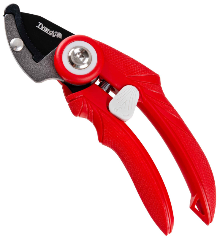 Záhradnícke nožnice 175 mm, zubaté ostrie, japonská oceľ SK5, teflón, TVARDY 2