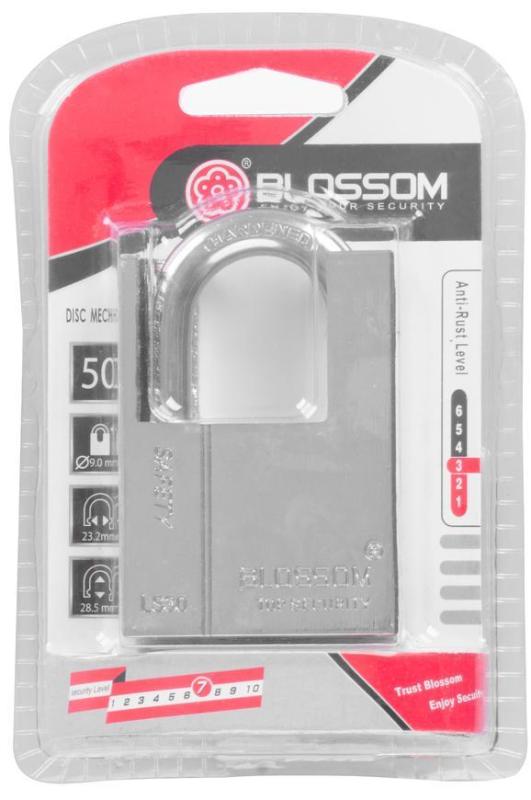 Zámok Blossom LS0350, 50 mm, visiaci, Hi-Security, bezpečnostný