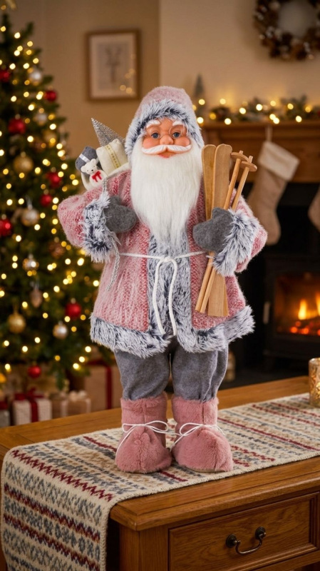 Dekorácia MagicHome Vianoce, Santa, 60 cm 1