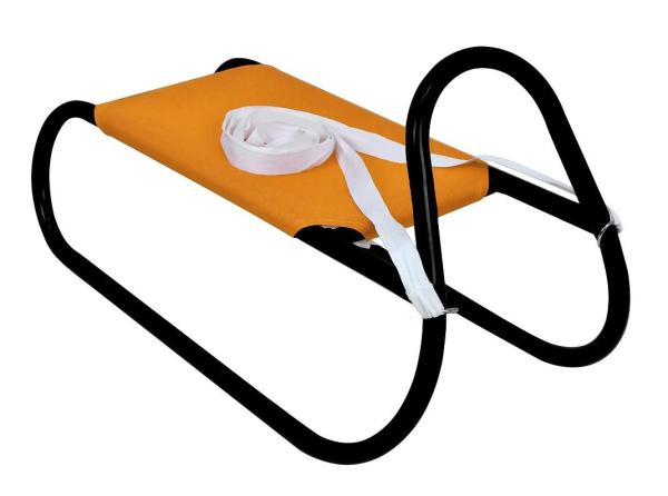 Rulyt kovové sane 62 cm, oranžovo-čierne