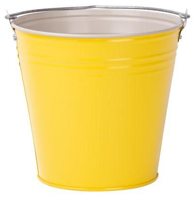 Vedro Aix Caldari 12 lit, Zn, žlté, kovové, pozinkované