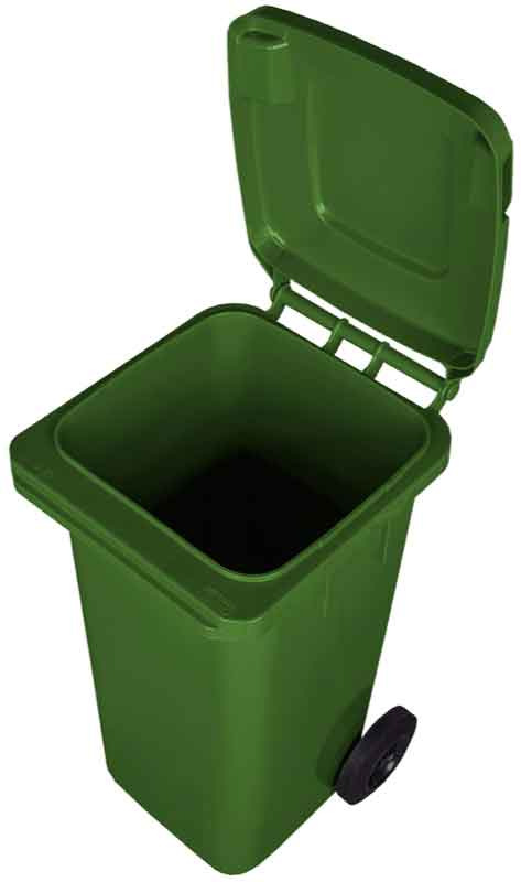KUKA - nádoba na odpad 120 l, plastová zelená 5