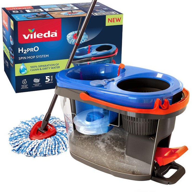 Mop Vileda H2Pro, rotačný, strapcový 6