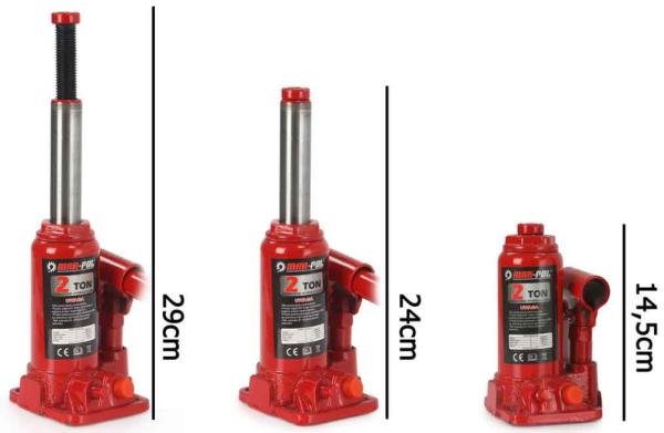 Zdvihák hydraulický, nosnosť 2.000 kg, MAR-POL 2