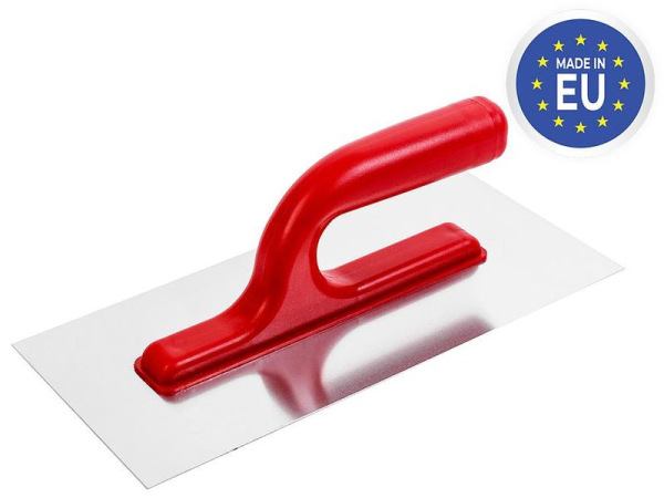 Hladítko Strend Pro Premium, REDhand, plast. rúčka, 270x130 mm, rovné, 0,7 mm, nerez 1