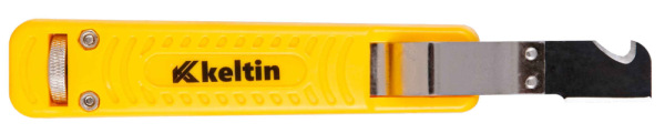 Nôž elektrikársky na odizolovanie káblov s ohnutou čepeľou 8-28 mm, KELTIN 5