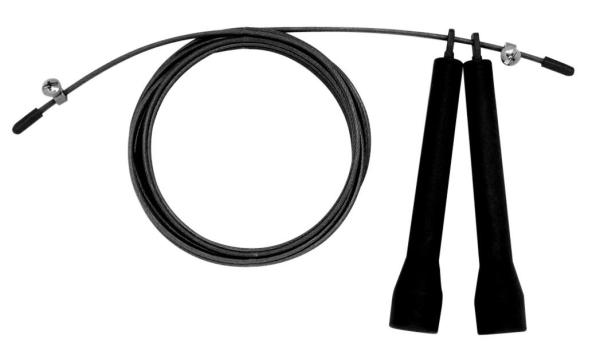 Švihadlo LIFEFIT SPEED ROPE 300cm, čierne