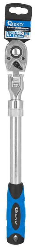 Račňa 1/2" teleskopická s kĺbom, 370-510 mm, GEKO 4