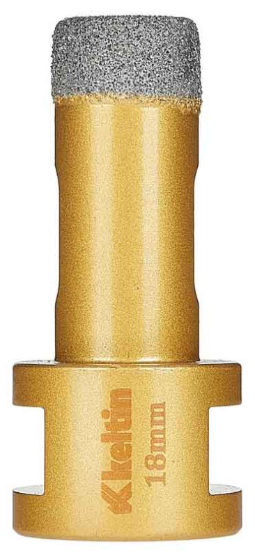 Vrták diamantový korunkový, závit M14 do uhlovej brúsky priemer 18 mm, GEKO