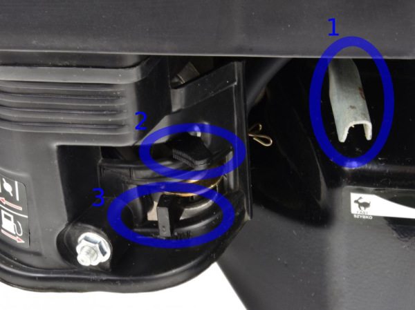Benzínový štvortaktný spaľovací motor, objem 398 cm3, výkon 9,56 kW, hriadeľ 25 mm, GEKO 2