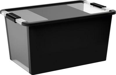 Box s vekom KIS Bi-Box L, 40 lit., čierny, 35x55x28 cm
