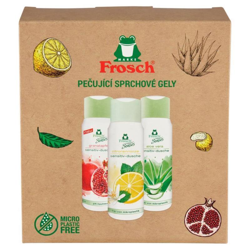 Súprava darčeková Frosch, 3x sprchové gély, 3x300 ml