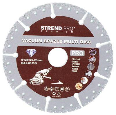 Kotúč Strend Pro Premium, Vacuum brazed, 115 mm, diamantový, rezný, multi 1