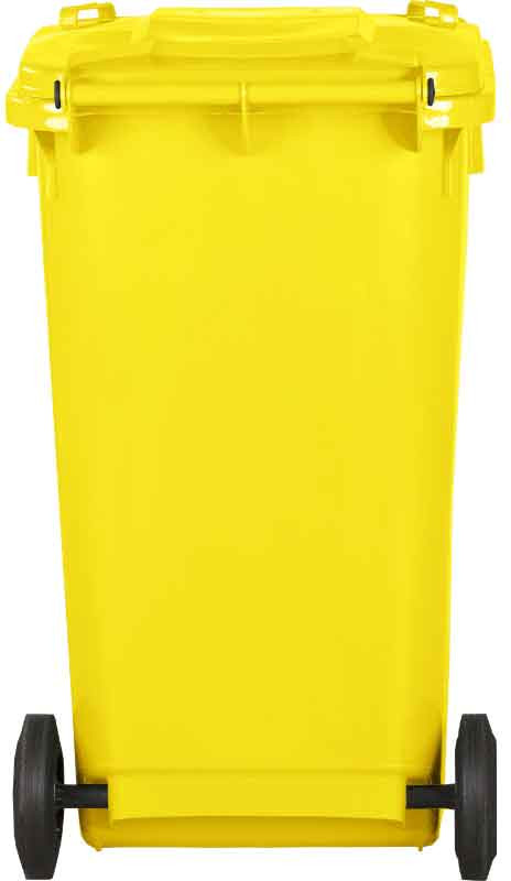 KUKA - nádoba na odpad 240 l, plastová žltá 1