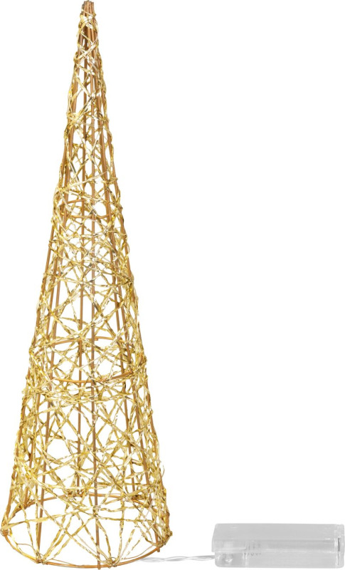 Dekorácia MagicHome Vianoce, stromček, 20xLED, teplá biela, 40 cm, 2xAA 2