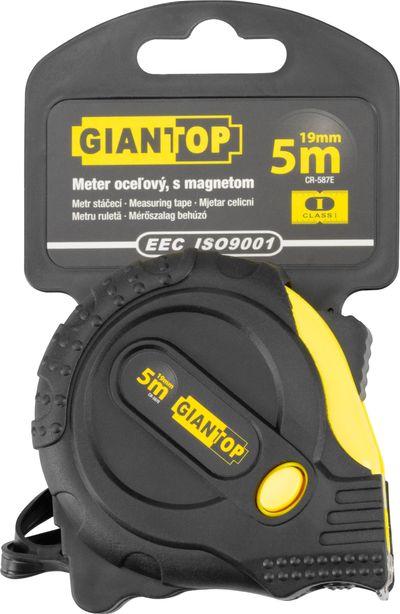 Meter GIANT CR-87 CE, 5 m, 19 mm, zvinovací, magnetic 4