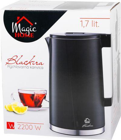 Kanvica MagicHome Blackira, 1850-2200 W, 230 V, 50 Hz, 1700 ml, rýchlovarná 7