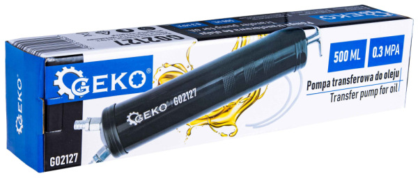 Ručná pumpa na prečerpávanie oleja 500 ml, GEKO 10