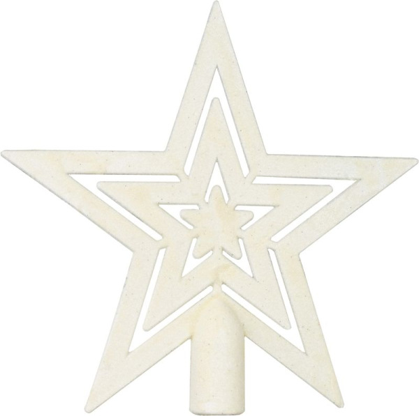 Gule MagicHome Vianoce, sada, 50 ks, 4-5 cm, biele, hviezda, girlanda, šiška, na vianočný stromček 6