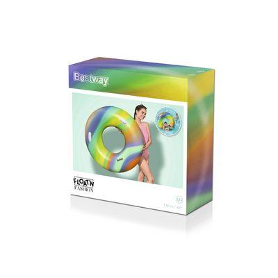 Kruh Bestway® 36352, Rainbow Swim, koleso, detský, nafukovací, koleso do vody, 119 cm 5