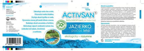 Aktivátor Activsan, do jazierka, 500 g 1