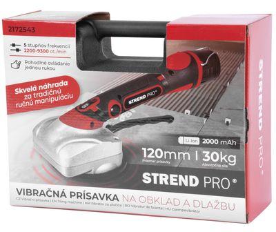 Prísavka Strend Pro, vibračná, na podlahu/dlažbu, 120 W, max.30 kg,vibrátor