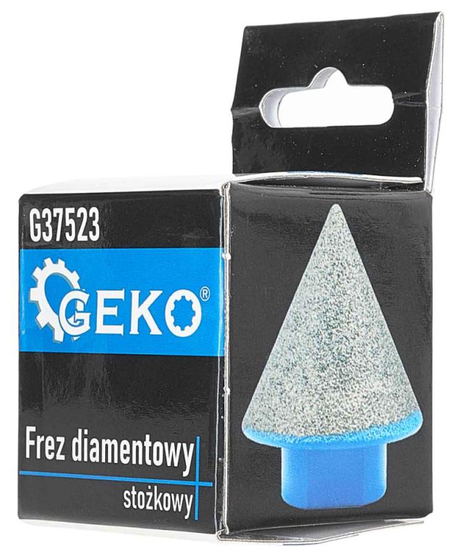 Brúsny diamantový kužeľový kotúč 2-38 mm, upnutie závit M14, GEKO 3