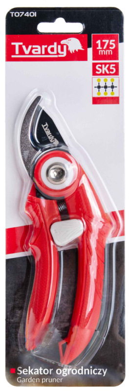 Záhradnícke nožnice 175 mm, japonská oceľ SK5, teflón, TVARDY 3