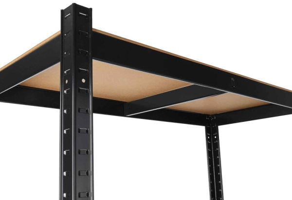 Kovový regál s 5 policami z MDF dosky 1800 x 900 x 400 mm, nosnosť police 265 kg, GEKO 5